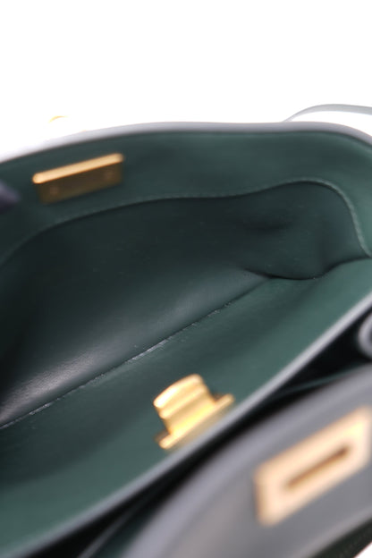 Balenciaga Green Calfskin Mini Rodeo Handbag