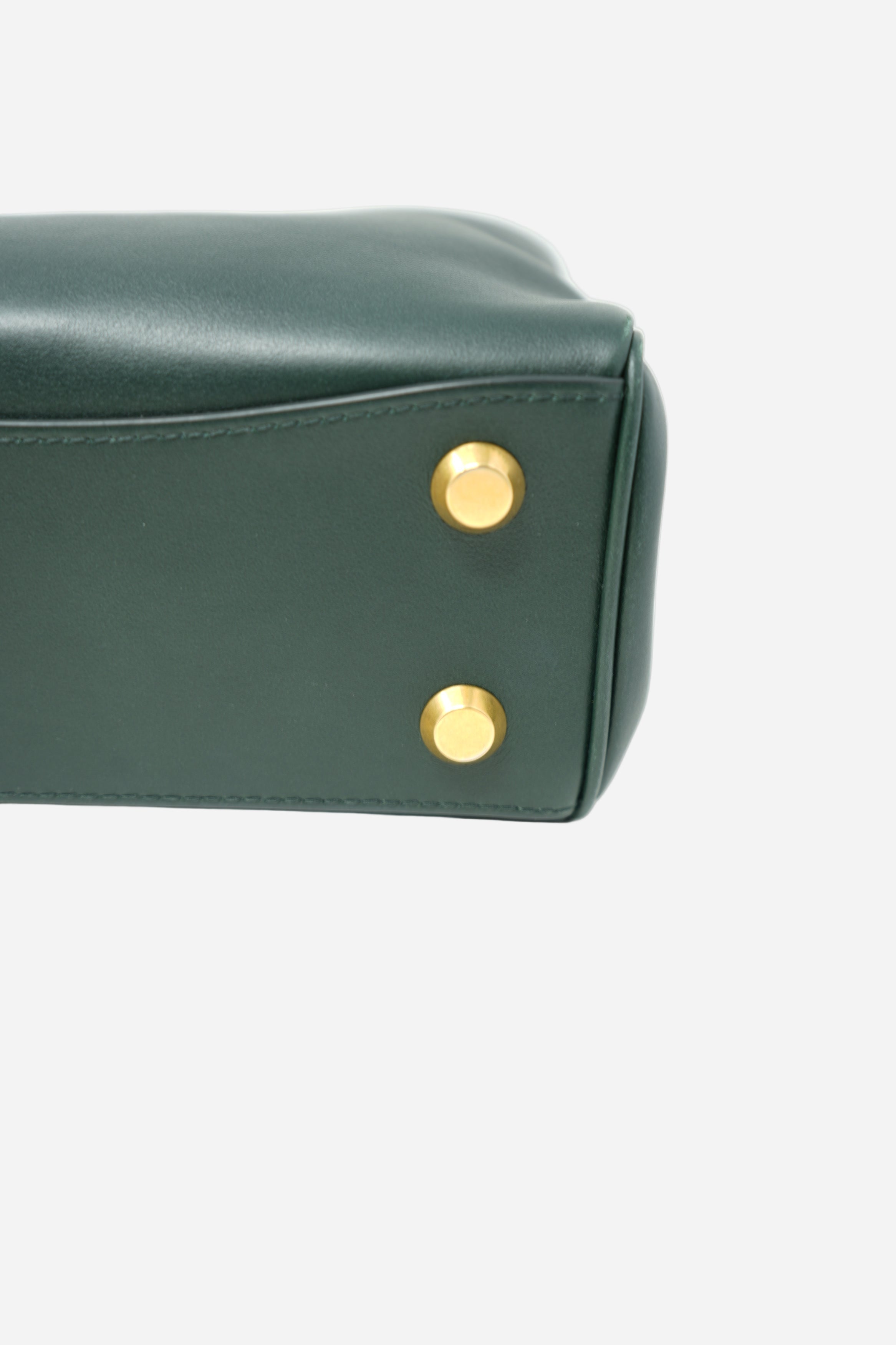 Balenciaga Green Calfskin Mini Rodeo Handbag