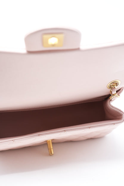 Pre-Owned Chanel Mini Flap Bag Pearl Crush 2023