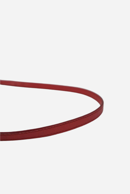 Celine Red Trio Leather Crossbody Color Refurnished