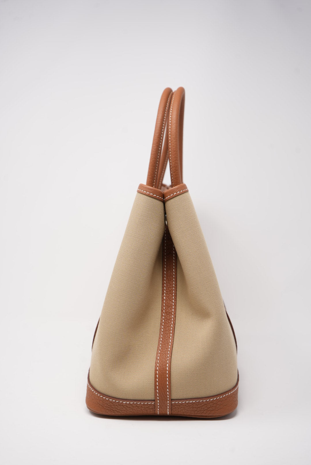 Hermes Garden Party 30 Canvas Trench/Gold