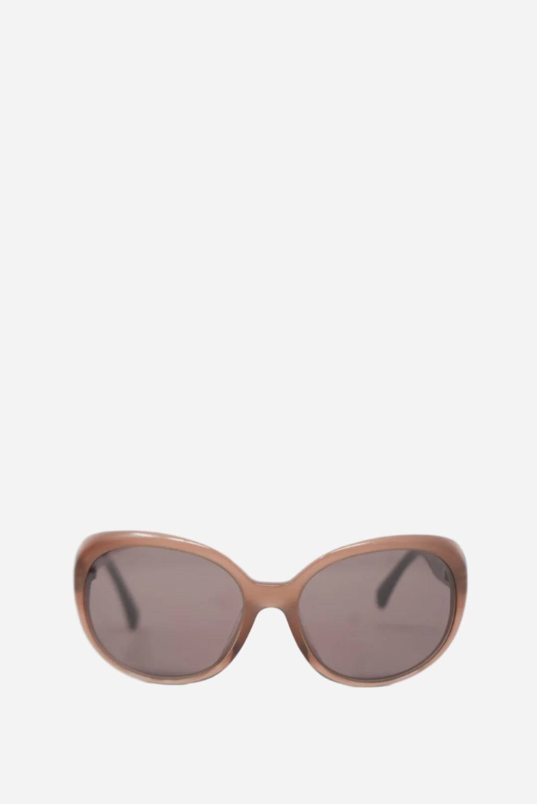 Pre-Owned Chanel Brown Acrylic Sunglasses