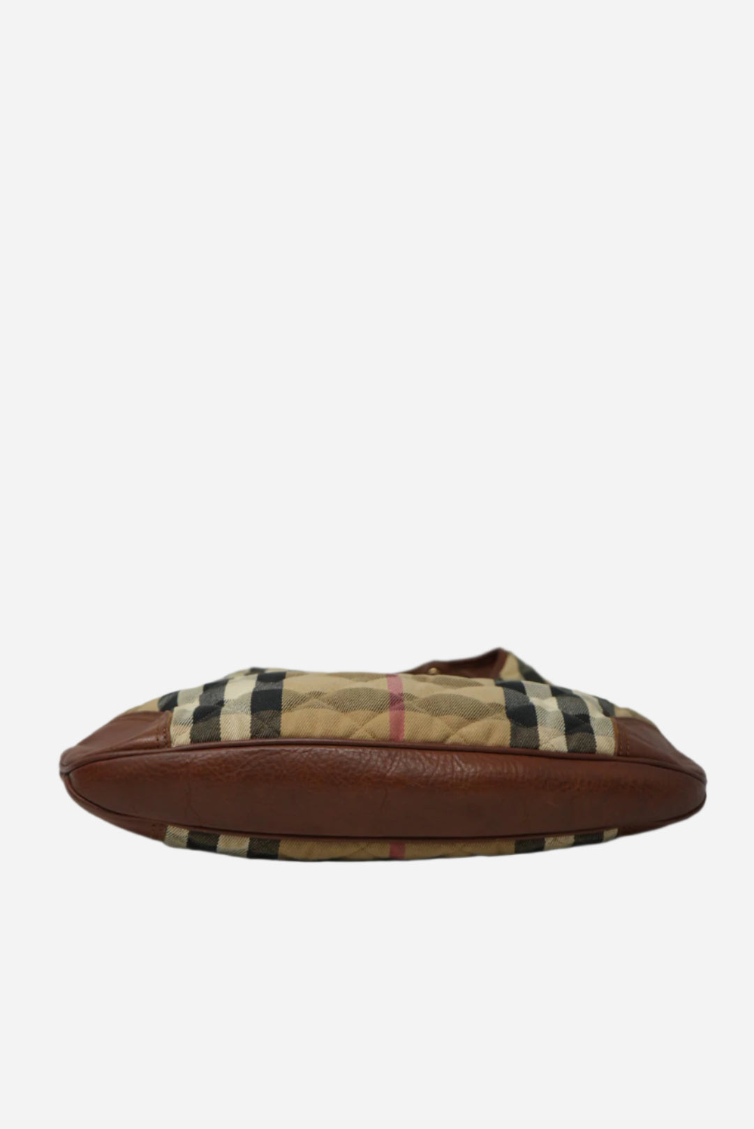 Burberry Brown Nova Check Hobo Bag