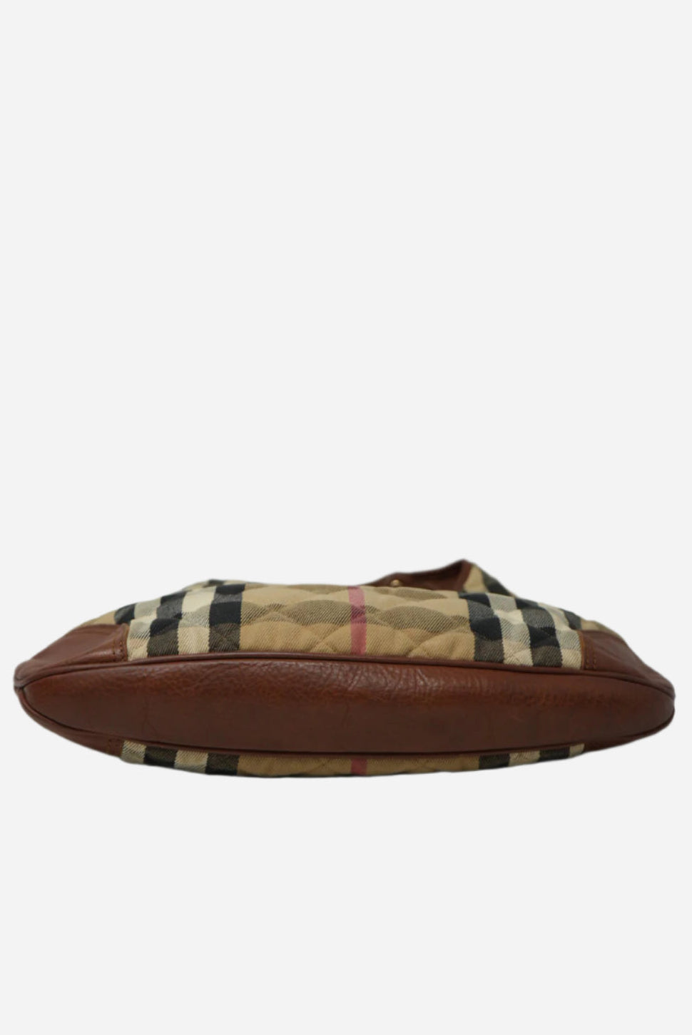 Burberry Brown Nova Check Hobo Bag