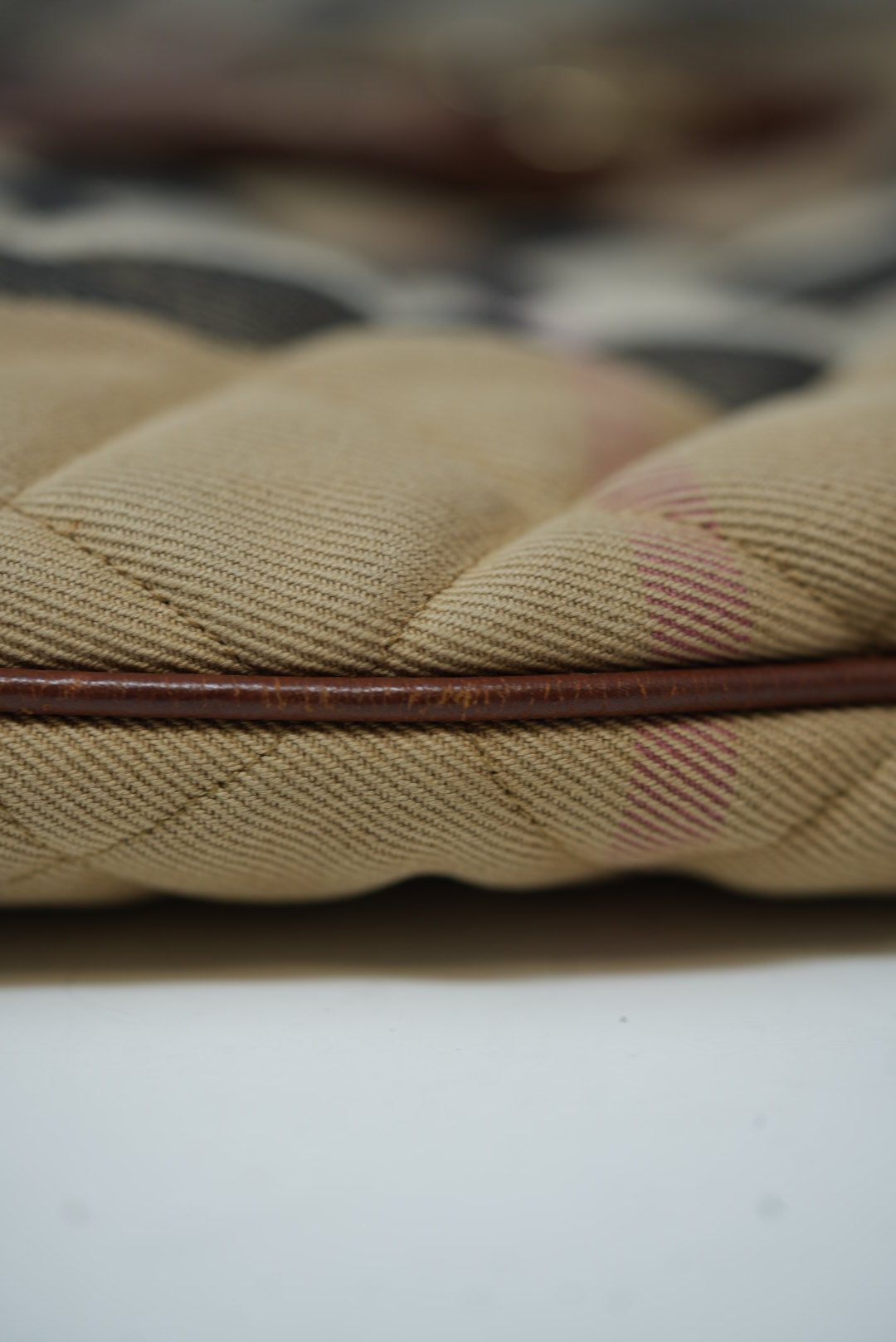 Burberry Brown Nova Check Hobo Bag