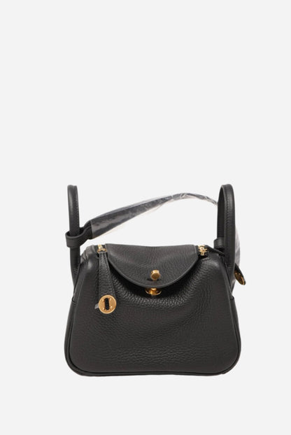 HERMES Taurillon Clemence Mini Lindy