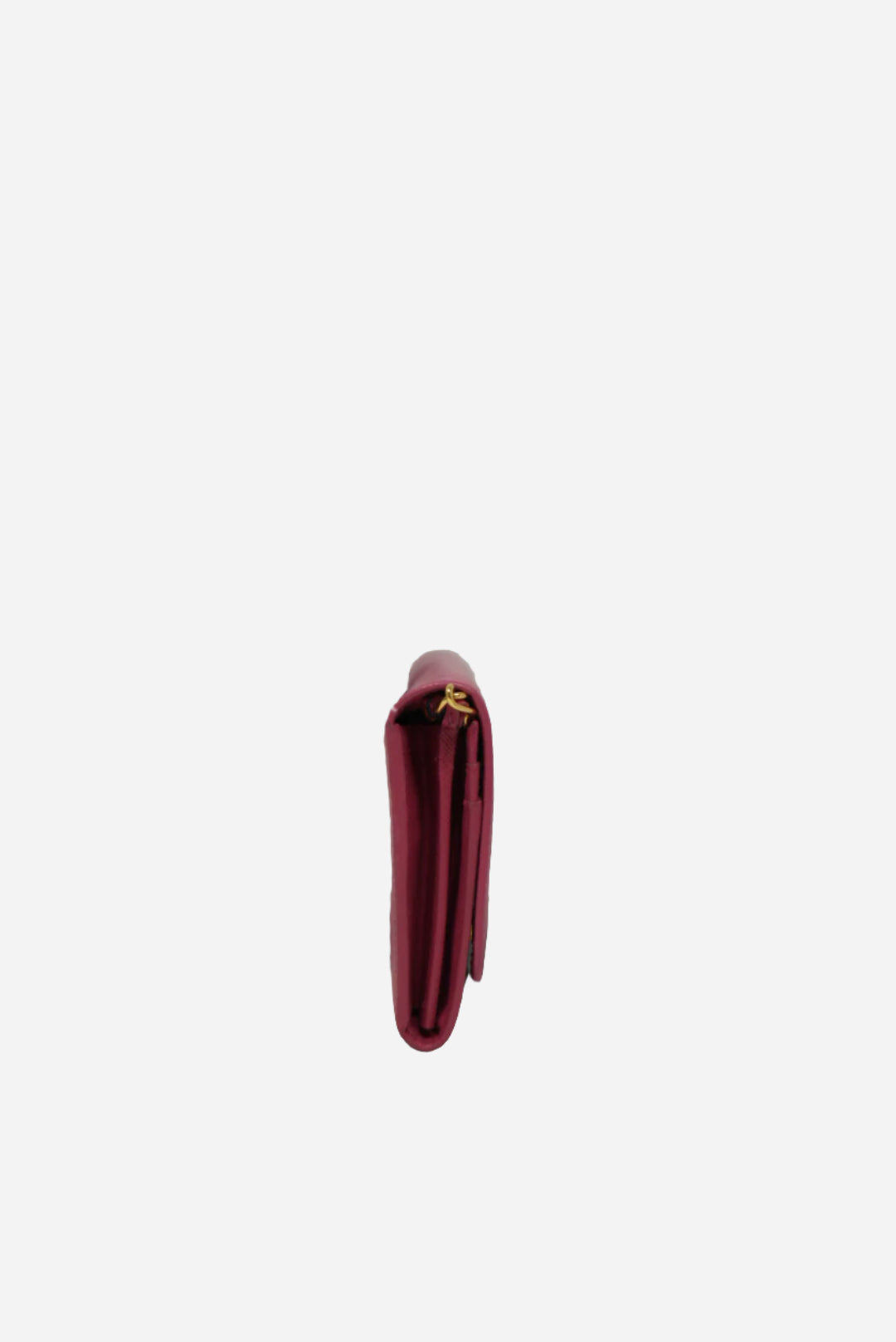 Prada Pink Calfskin Wallet On Chain