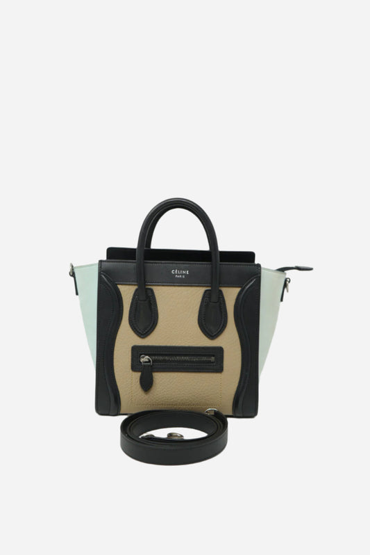 Celine Nano Calfskin Luggage Handle Bag 2017