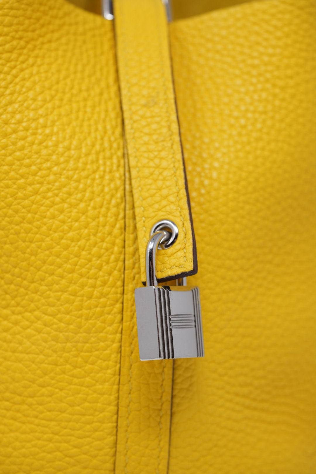 Hermes 2019 Picotin Lock 18 Handbag Yellow