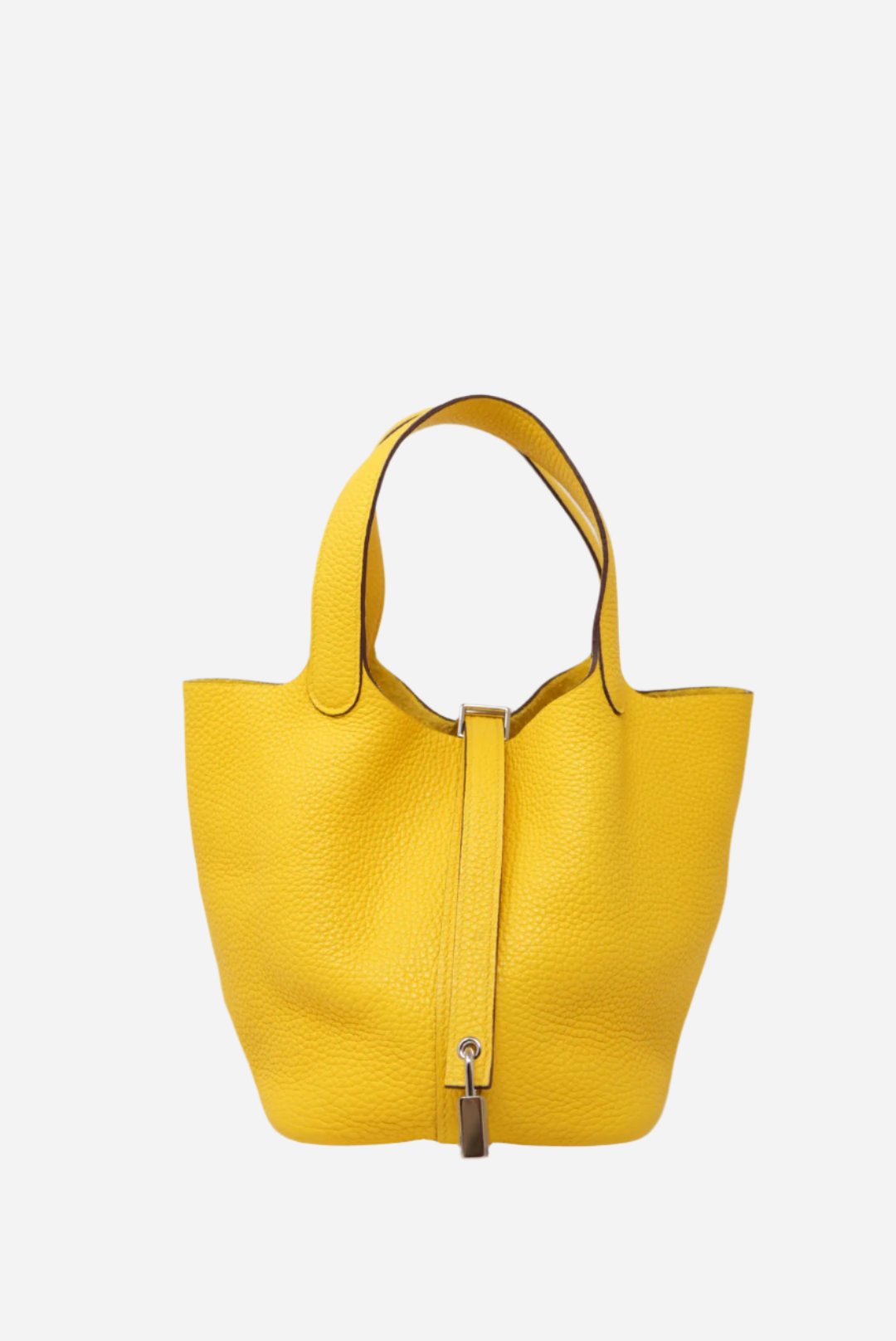 Hermes 2019 Picotin Lock 18 Handbag Yellow