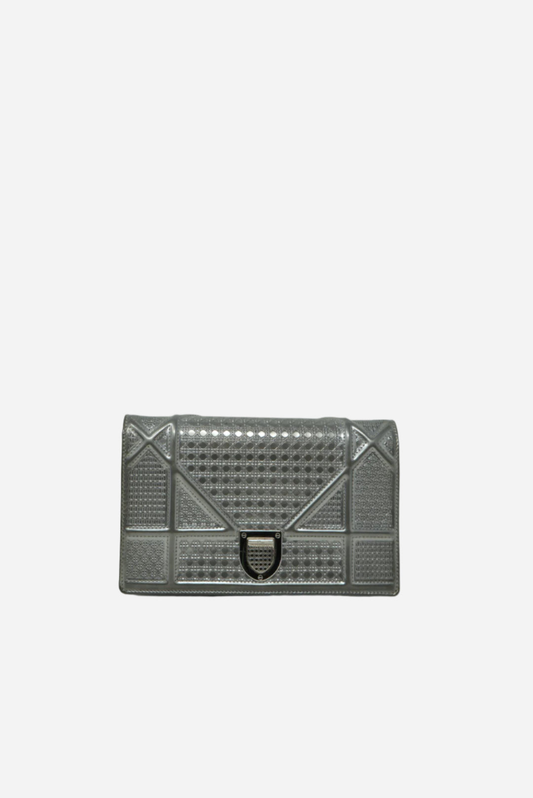 Dior Metallic Diorama Wallet on Chain 2017