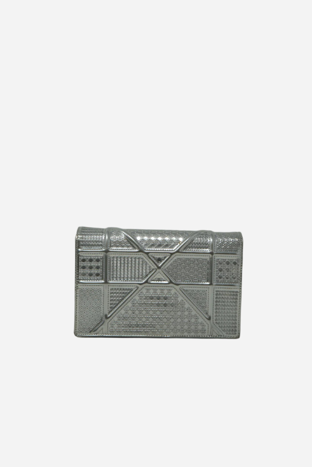 Dior Metallic Diorama Wallet on Chain 2017
