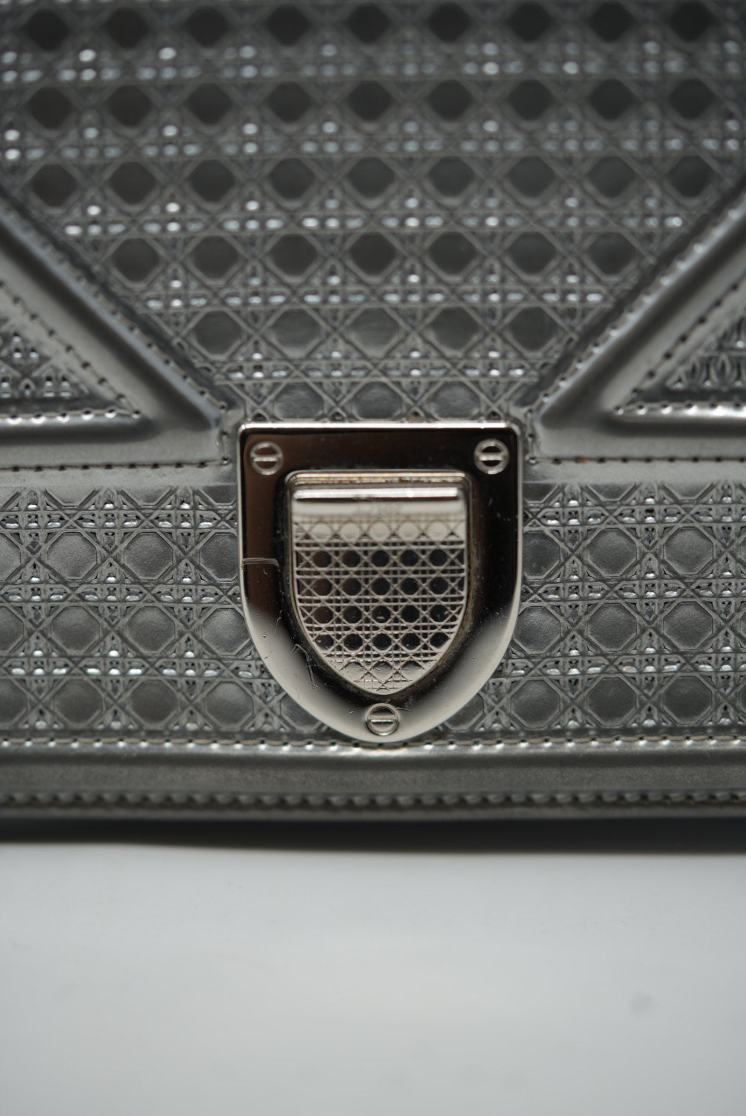 Dior Metallic Diorama Wallet on Chain 2017