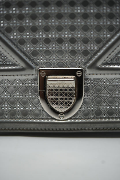 Dior Metallic Diorama Wallet on Chain 2017