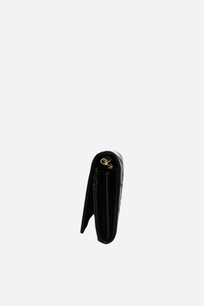 Dior Black Patent Diorama Chain Pouch 2015