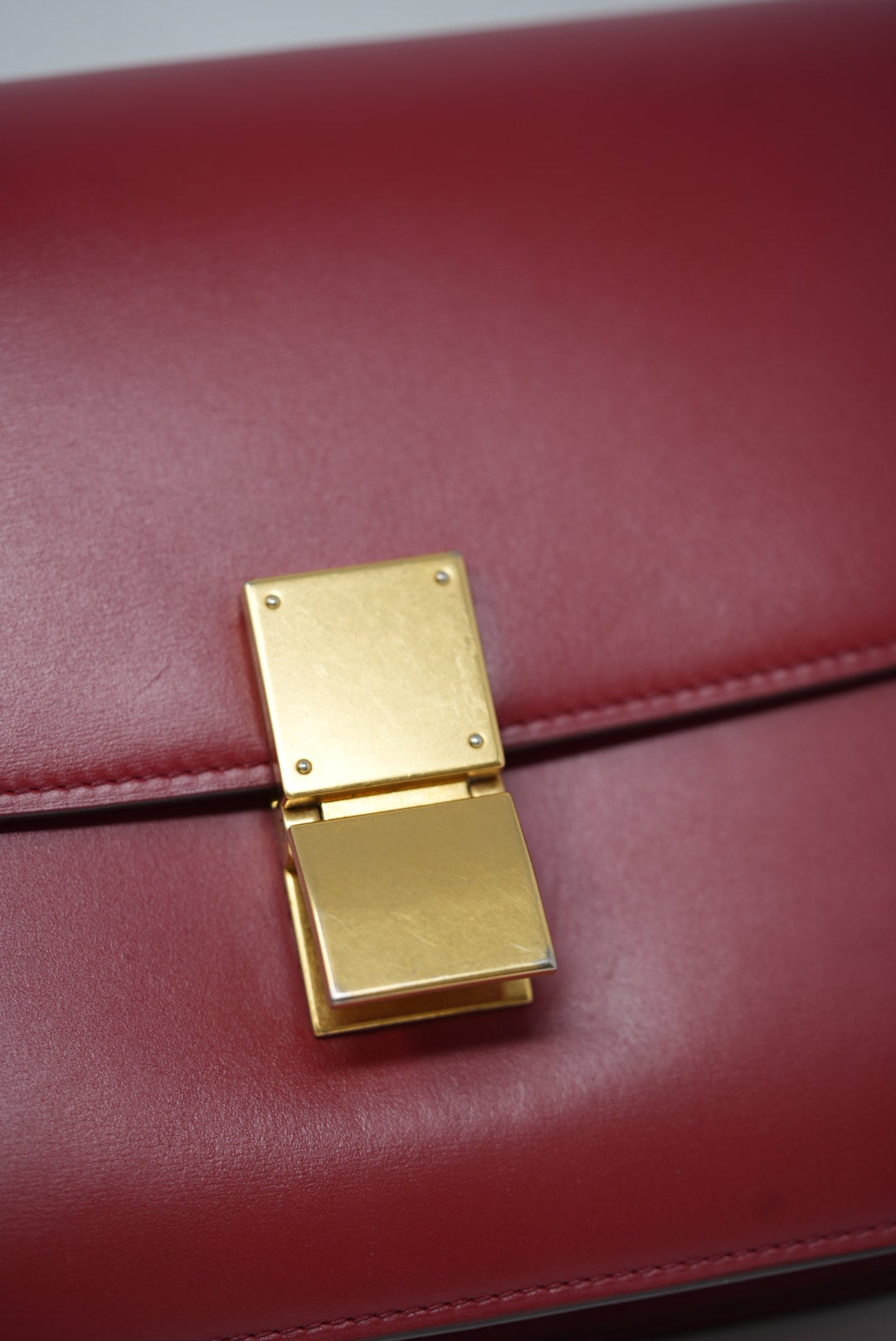 Celine 2016 Medium Calfskin Classic Box Crossbody