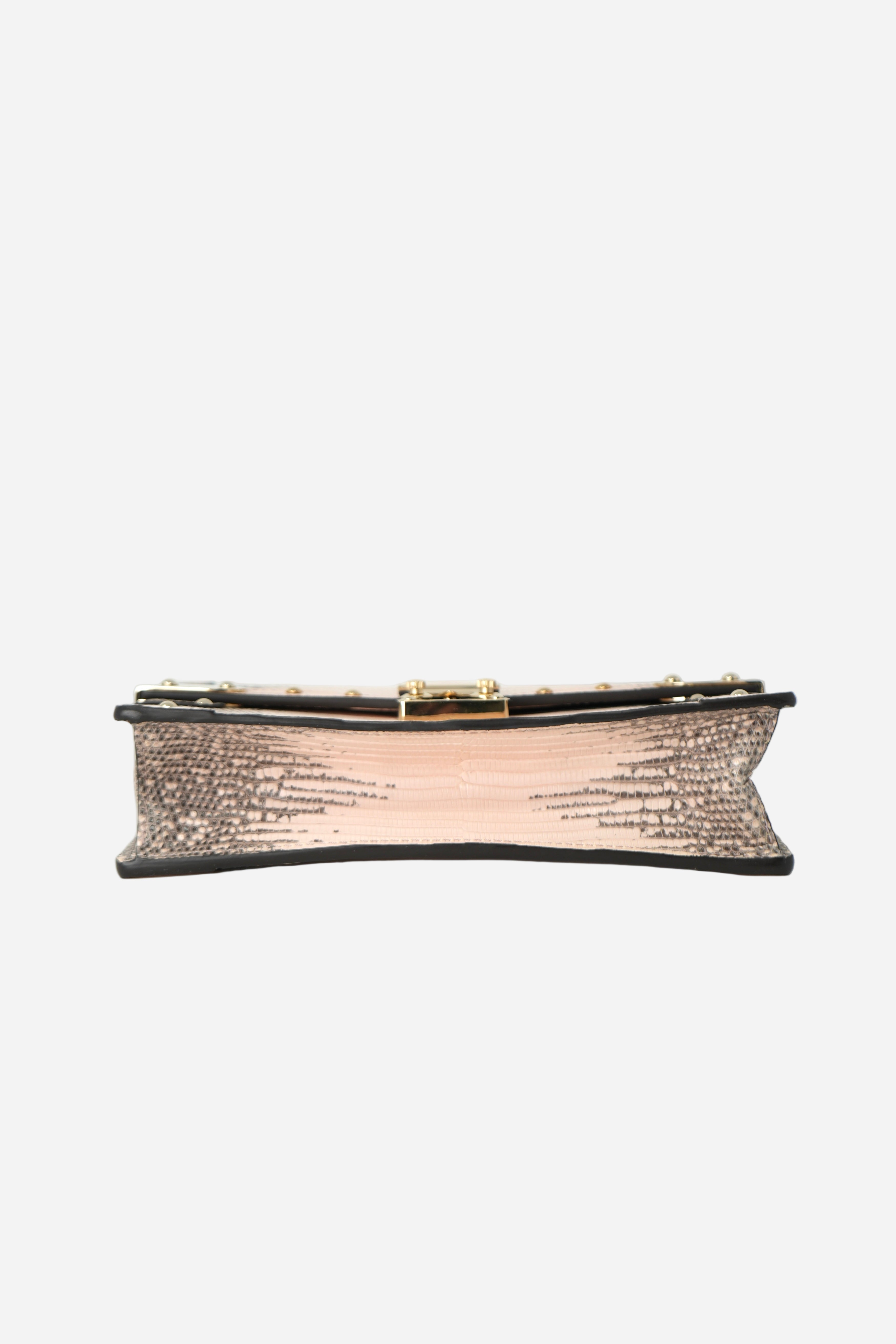 Louis Vuitton Lizard Petite Malle Trunk Chain Wallet