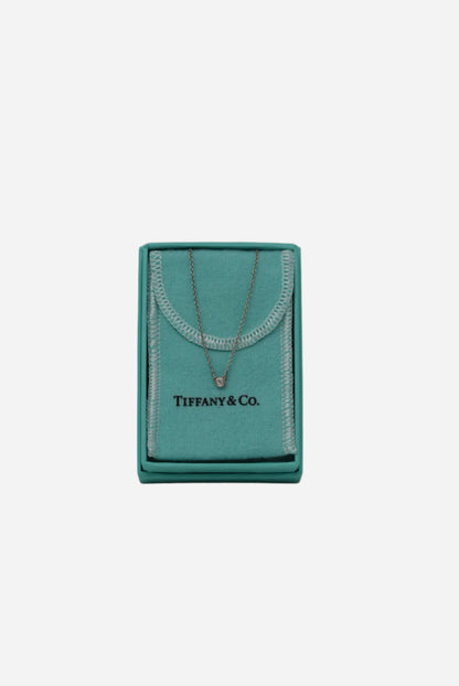 Tiffany Peretti Single Diamond in Silver Chain