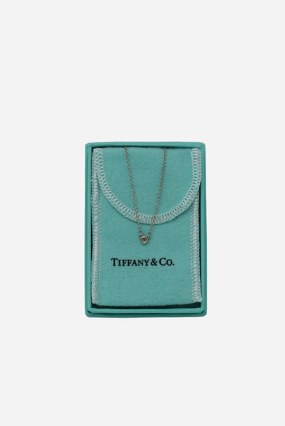 Tiffany Peretti Single Diamond in Silver Chain