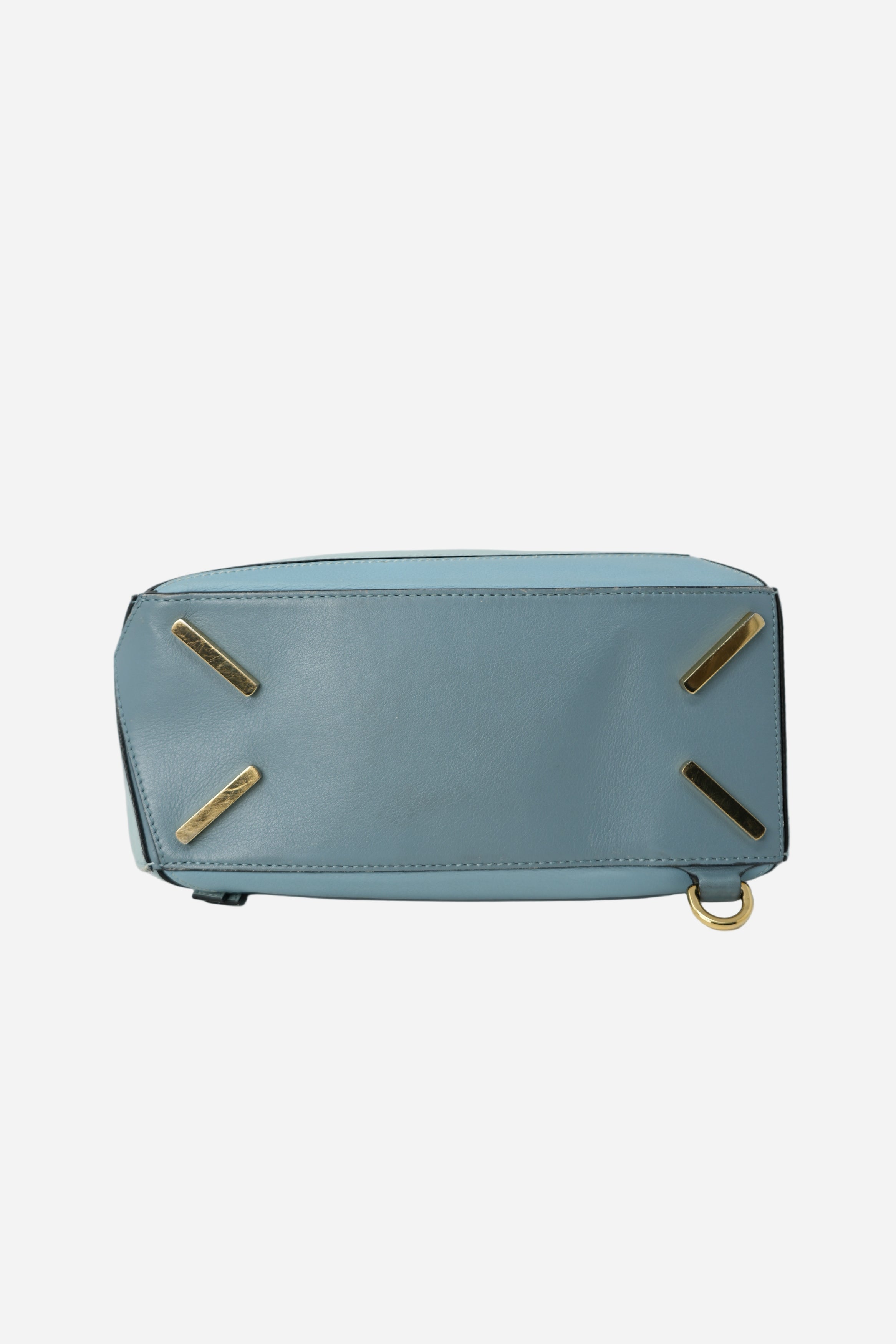 Loewe 2016 Blue Calfskin Leather Small Puzzle Bag
