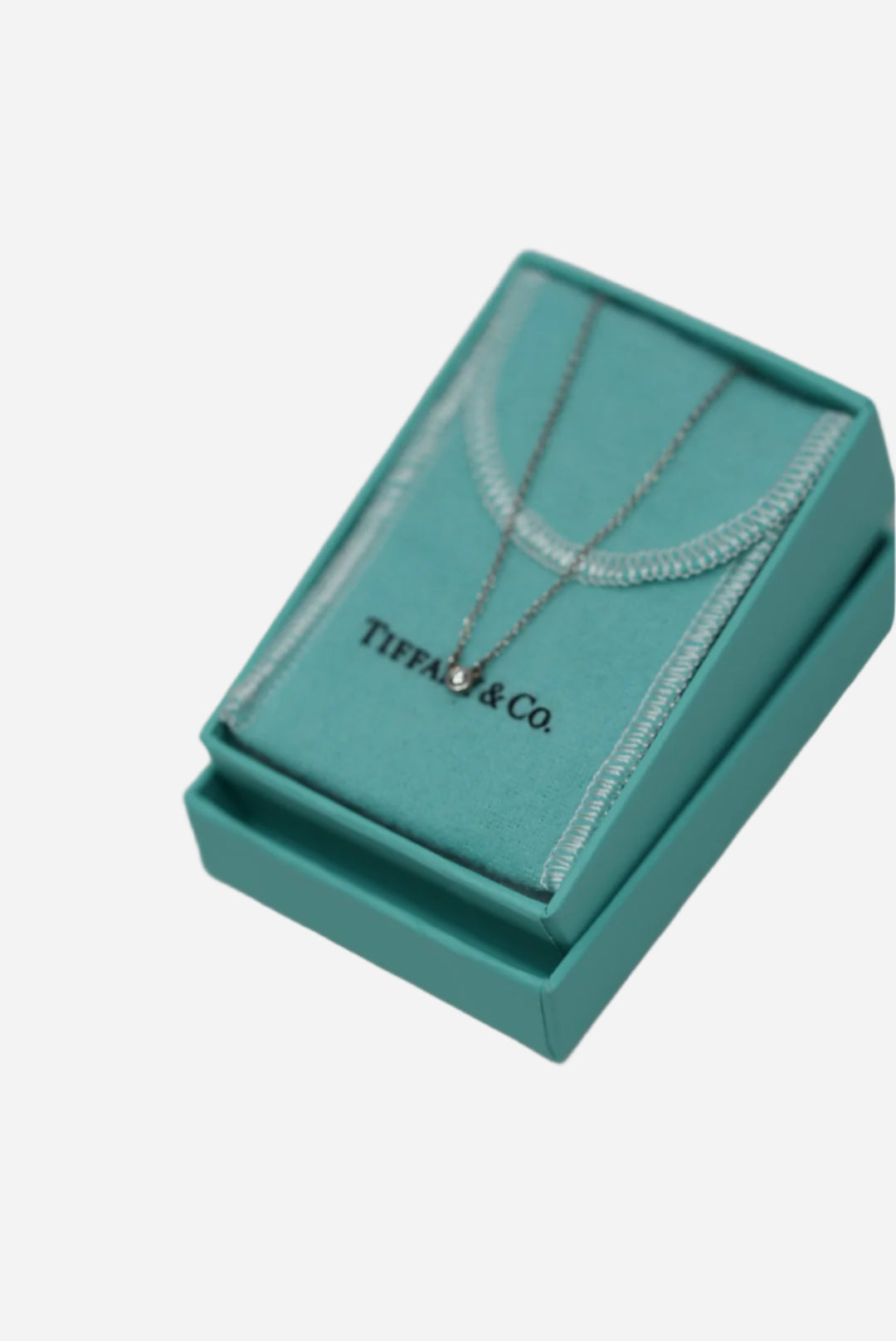 Tiffany Peretti Single Diamond in Silver Chain