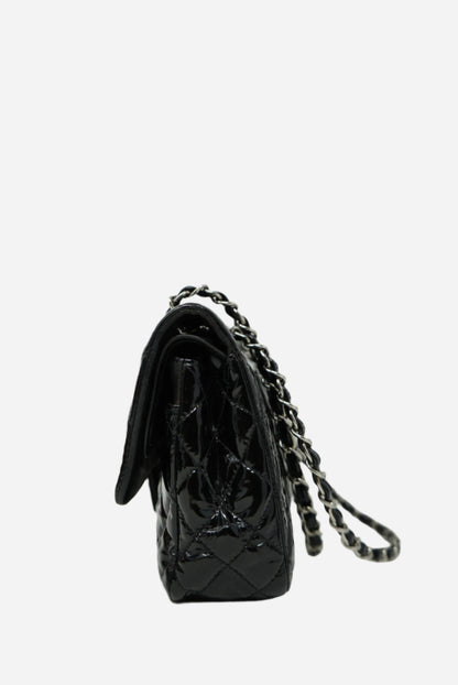 Pre-Owned Chanel Patent Double Flap Medium