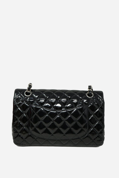 Pre-Owned Chanel Patent Double Flap Medium
