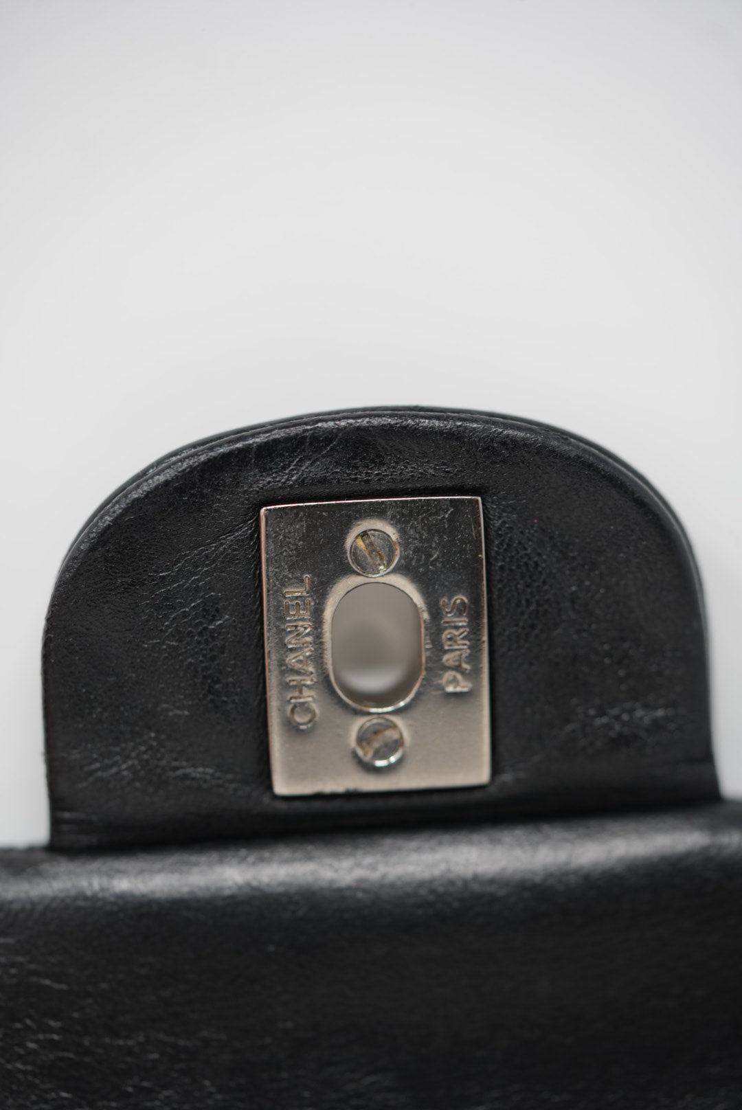 Pre-Owned Chanel Patent Double Flap Medium