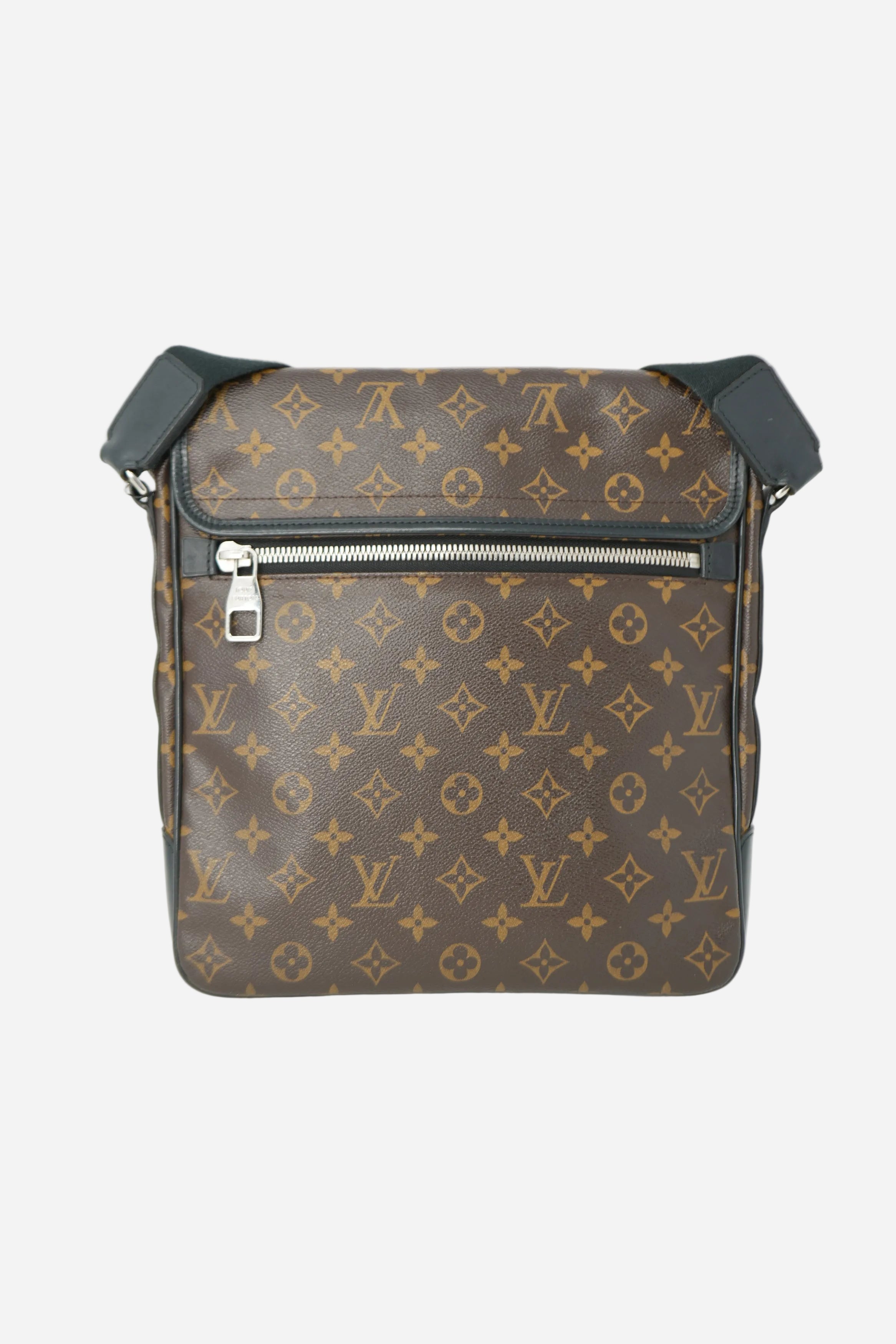 Louis Vuitton 2009 Monogram Macassar Bus MM Crossbody Bag