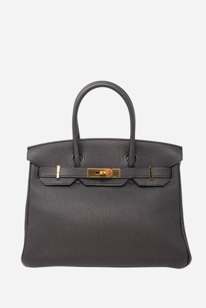 Hermes Birkin 30 Togo Leather Black 2015