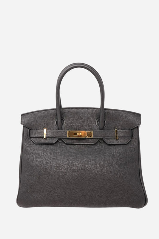 Hermes Birkin 30 Togo Leather Black 2015