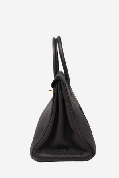 Hermes Birkin 30 Togo Leather Black 2015