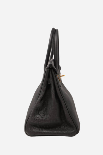 Hermes Birkin 30 Togo Leather Black 2015