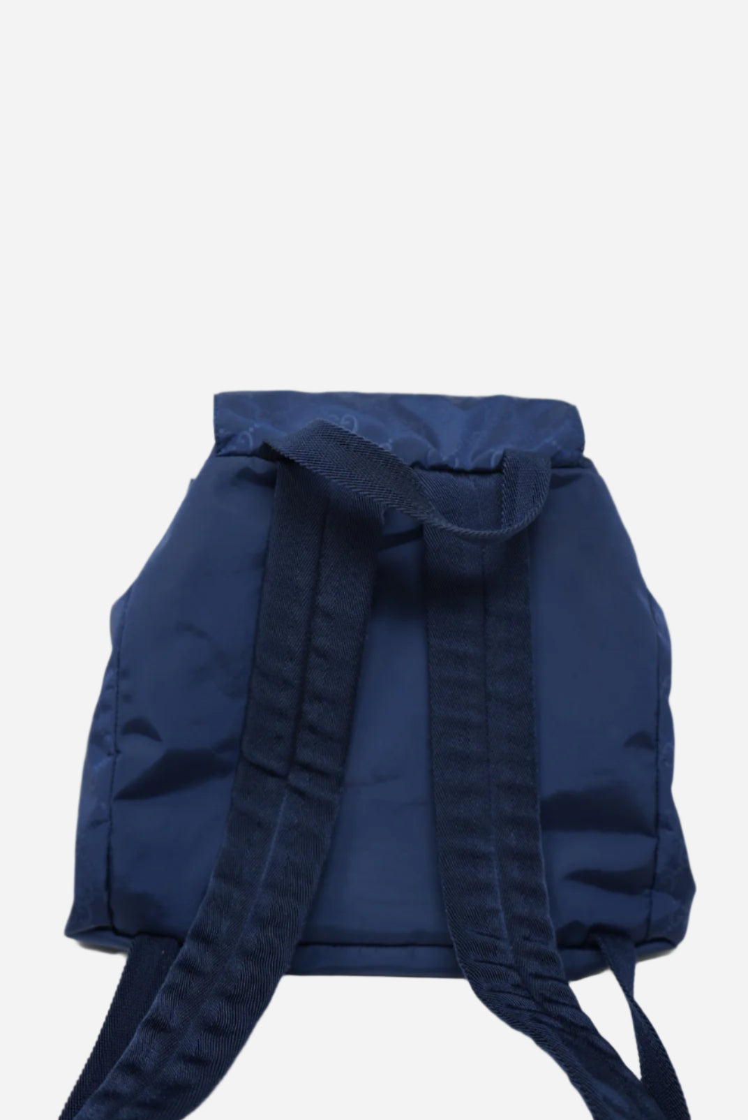 Gucci Blue Nylon GG Logo Backpack