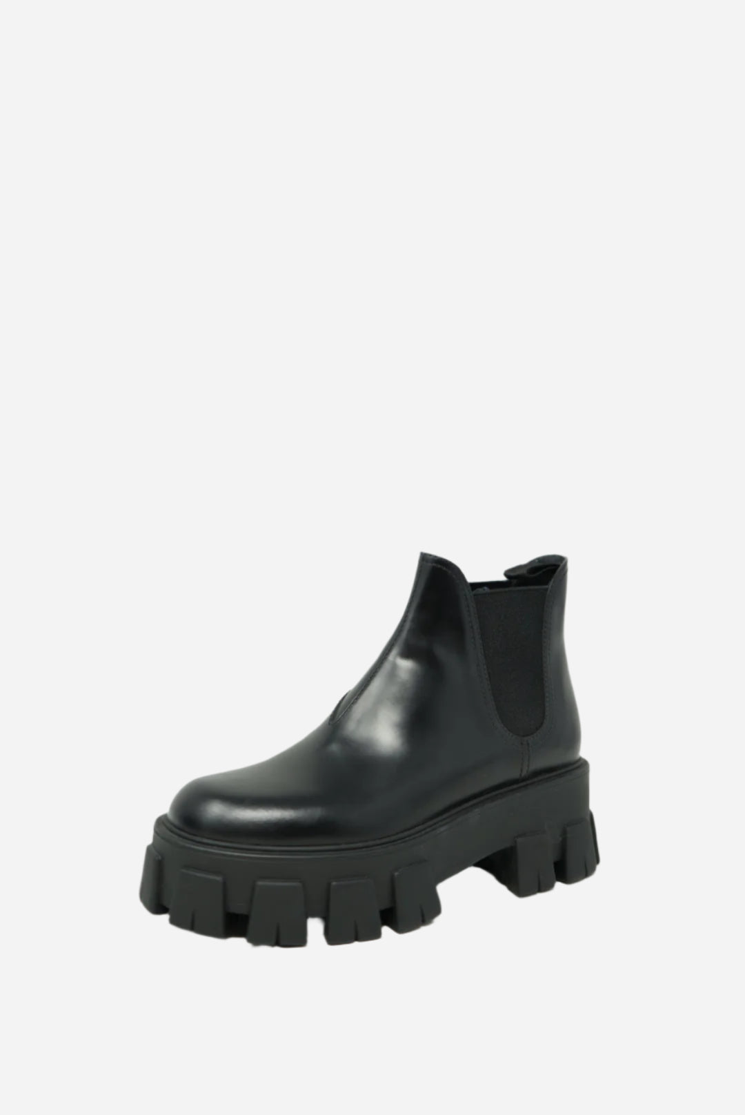 Prada Momlich Black Leather Ankle Brooks