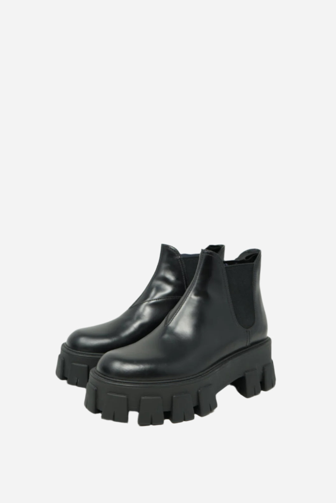 Prada Momlich Black Leather Ankle Brooks