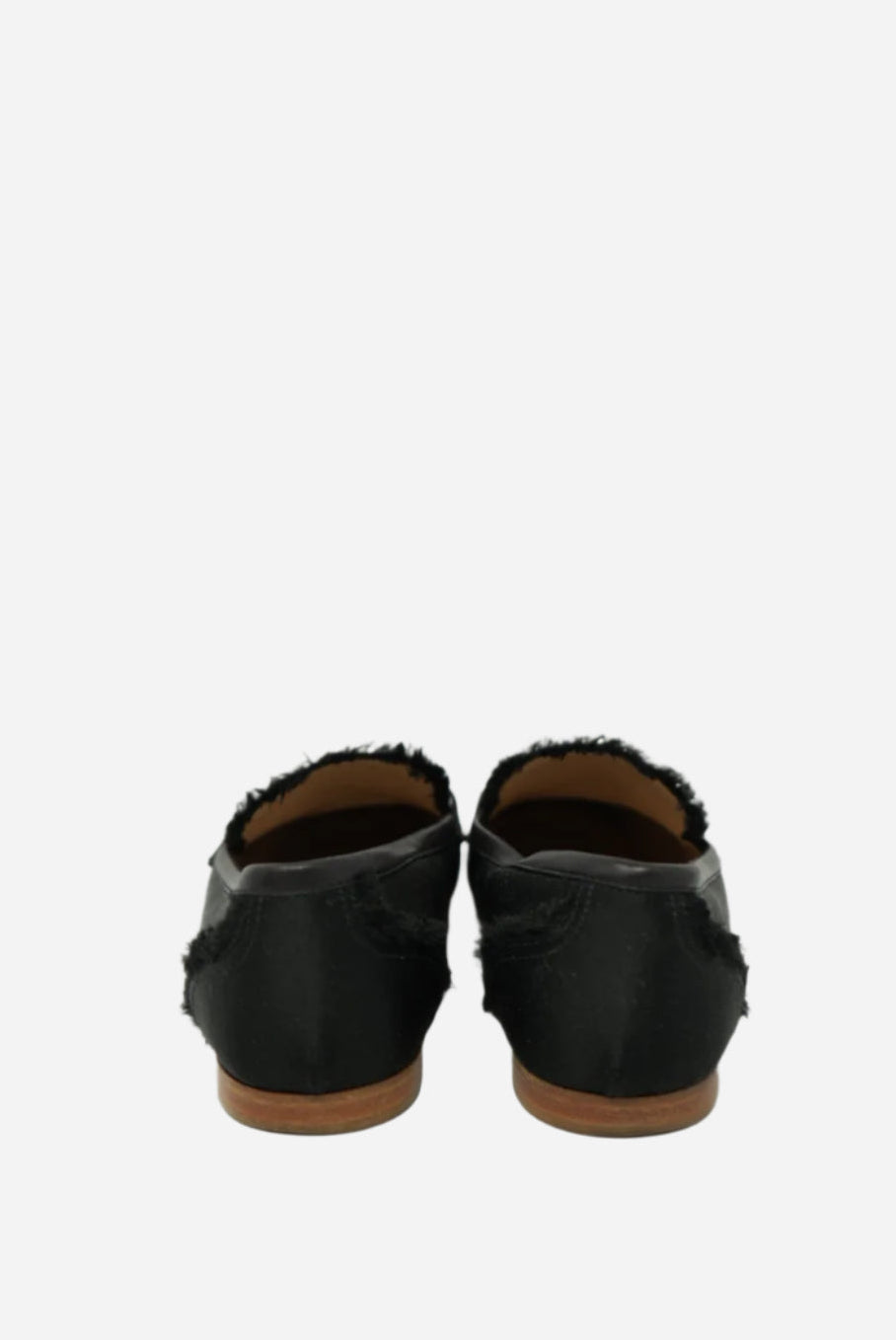 Giuseppe Zanotti Black Satin Crystal Loafer Size 35