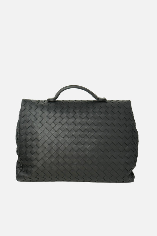 Bottega Veneta Intrecciato Leather Briefcase
