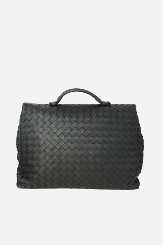 Bottega Veneta Intrecciato Leather Briefcase