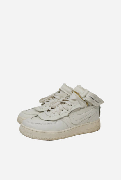 CDG x Nike Air Force One Mid Sneakers