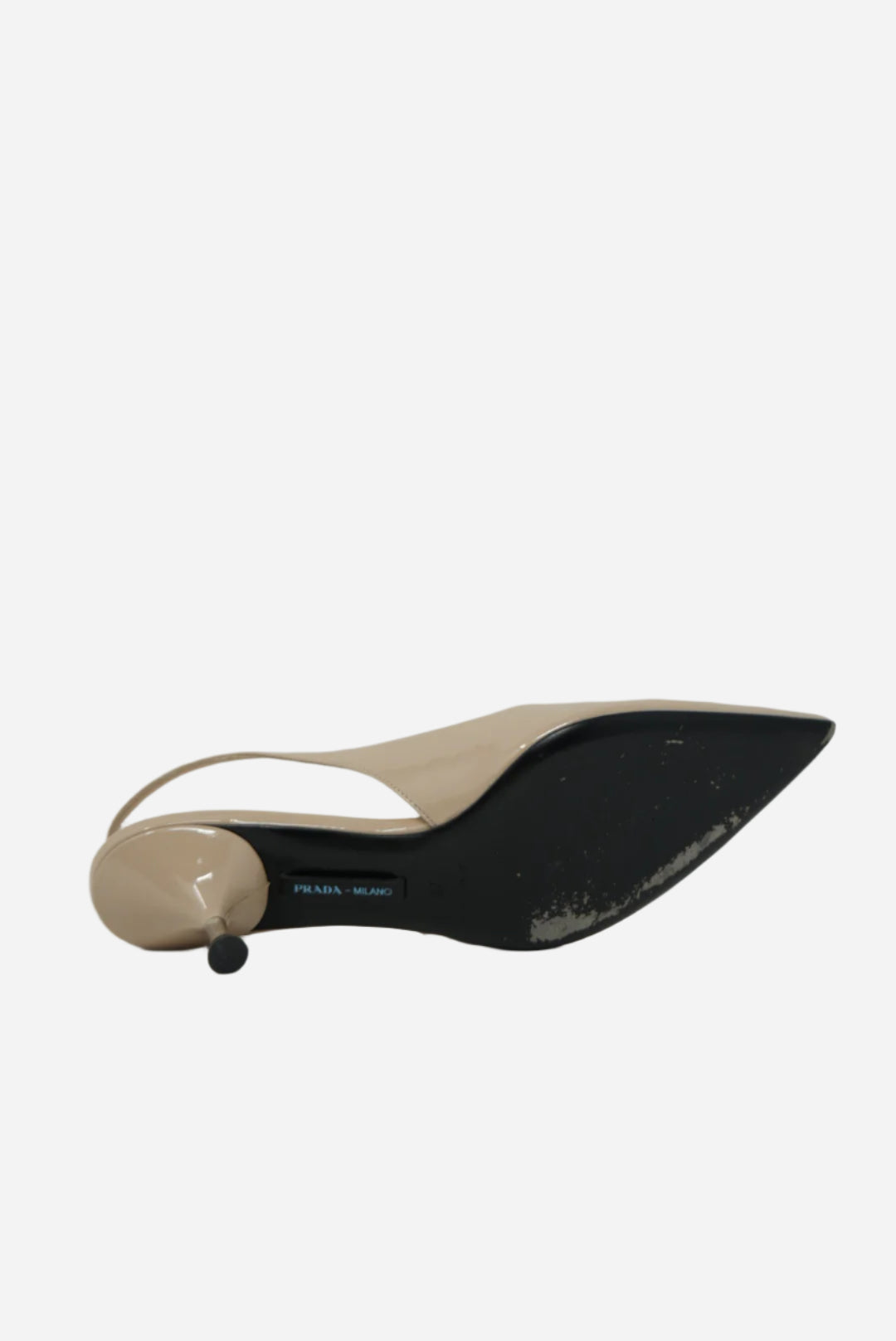 Prada Patent Leather Floral Print Pumps