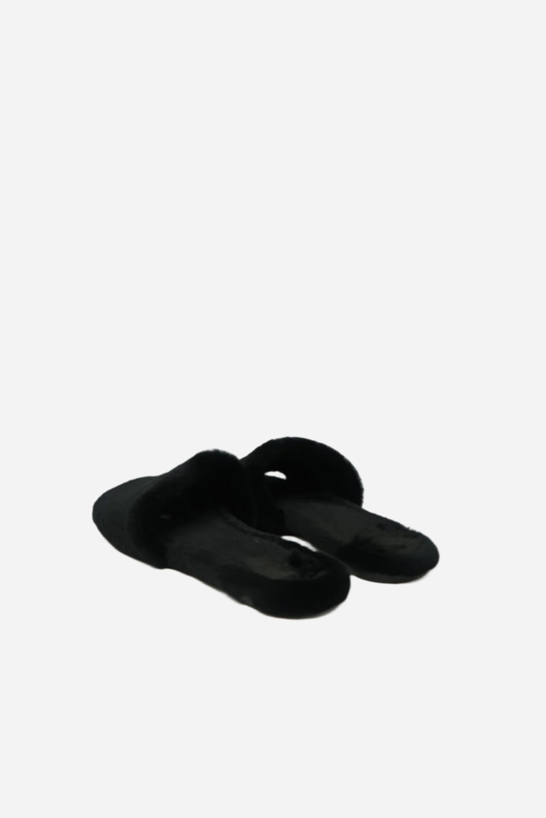 The Row Fur Slide Sandals