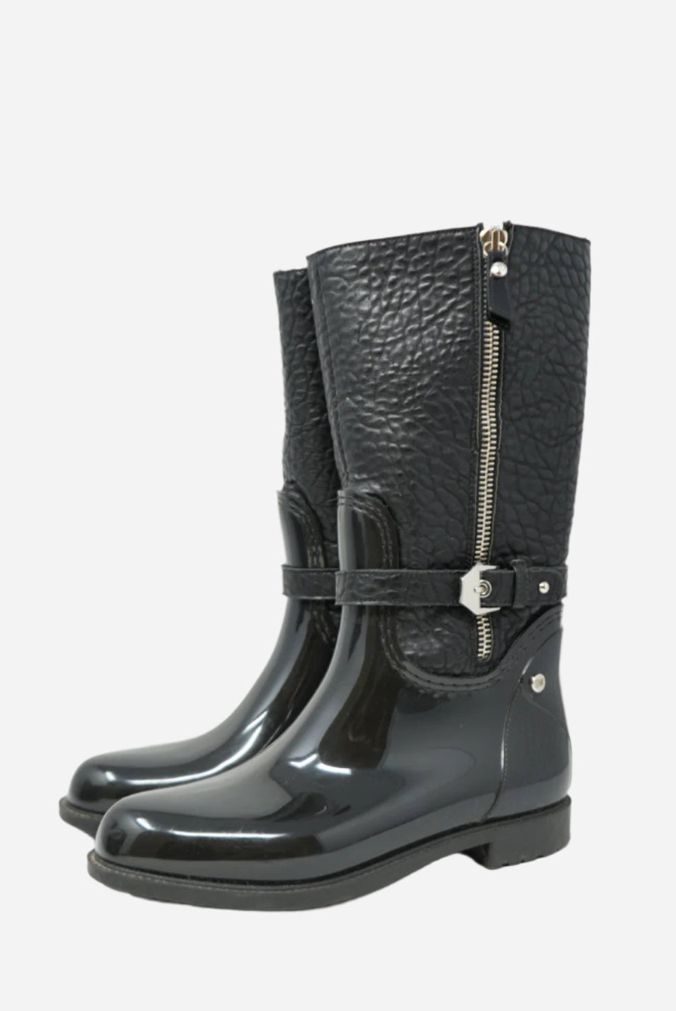Stuart Weitzman Nero Grainy Napp Boots Size 39