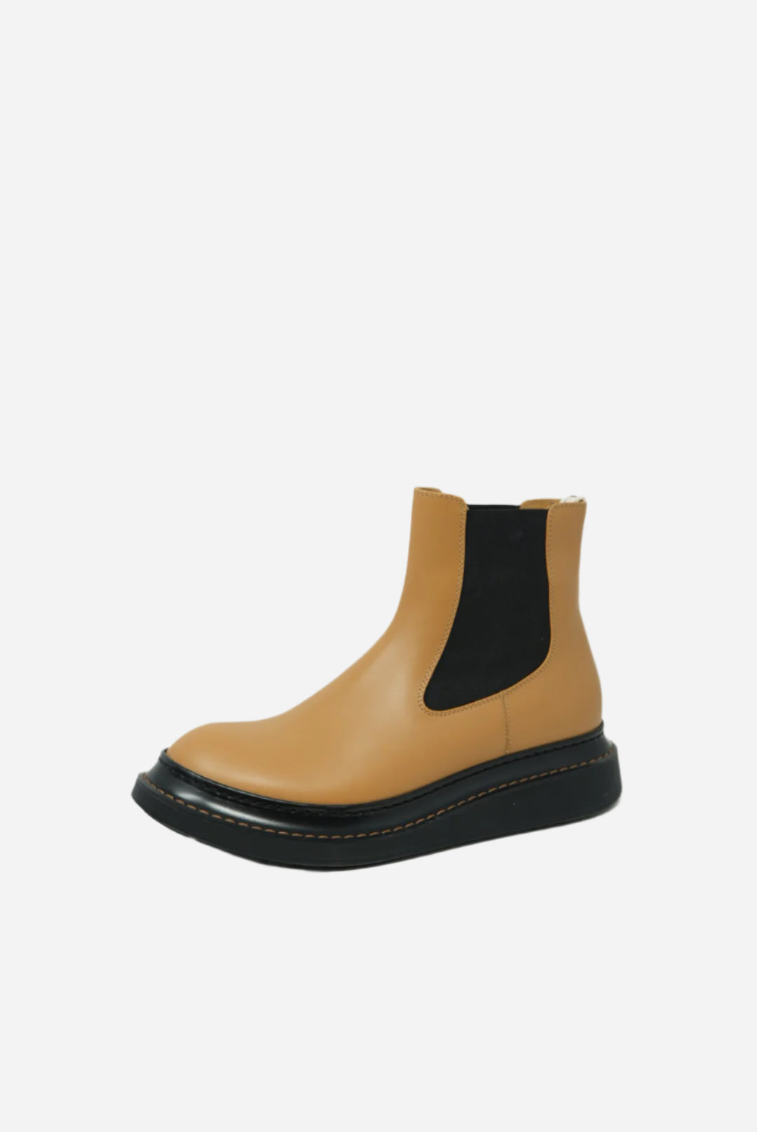 Loewe  Brown Leather Ankle Boot Chelsea Size 39