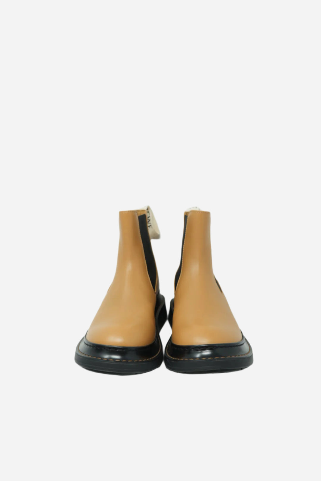 Loewe  Brown Leather Ankle Boot Chelsea Size 39