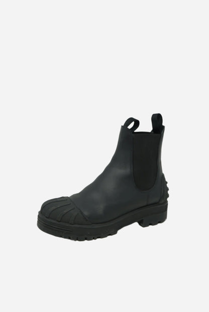 Dior Black Leather Ankle Boots