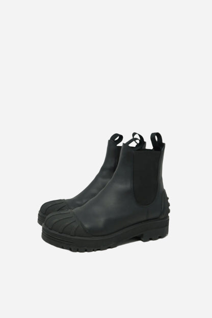 Dior Black Leather Ankle Boots