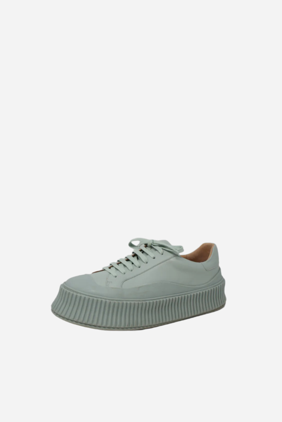 Jil Sander Leather Platform Sneakers