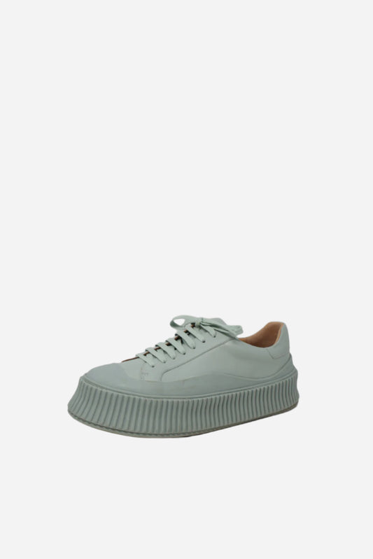 Jil Sander Leather Platform Sneakers