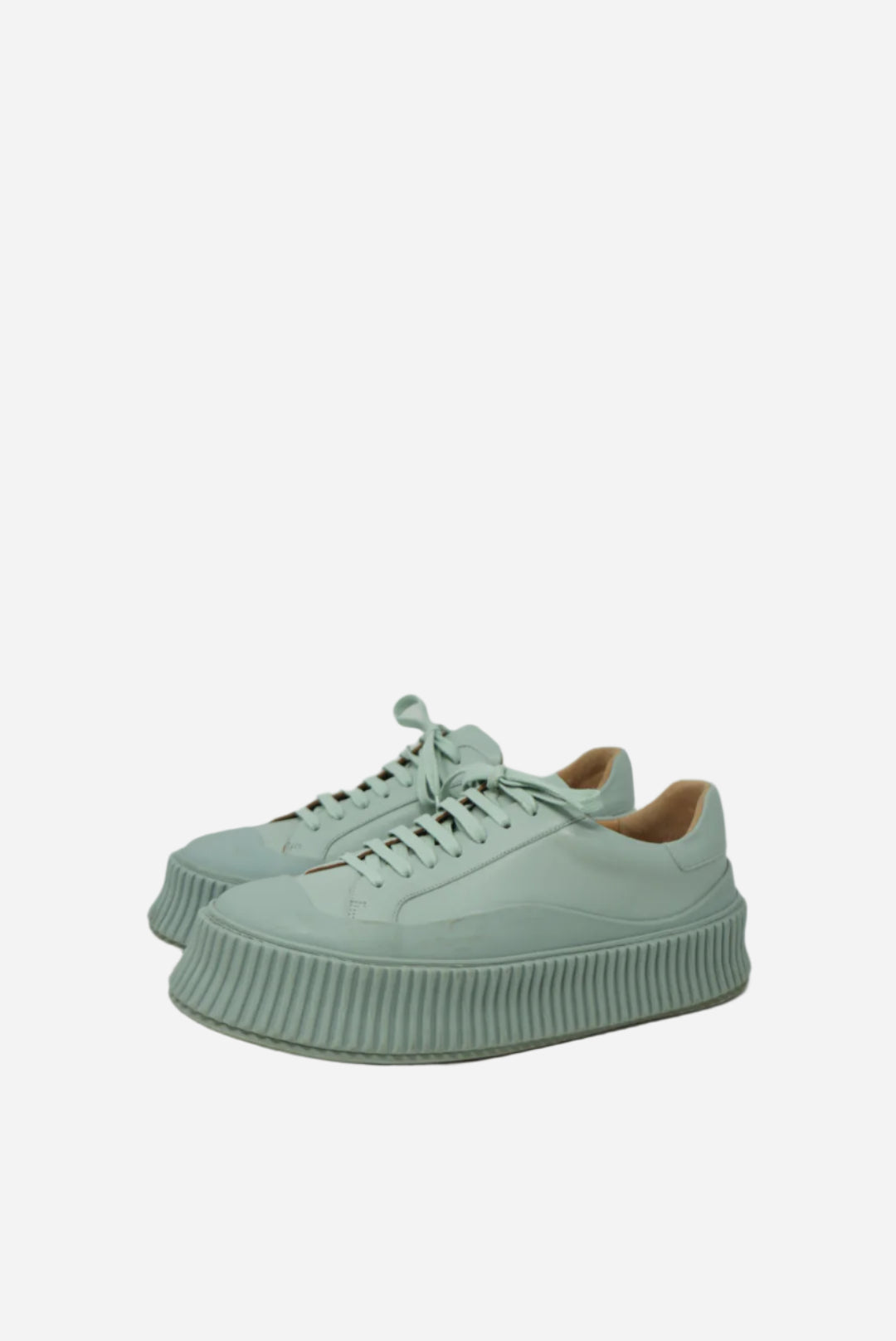 Jil Sander Leather Platform Sneakers